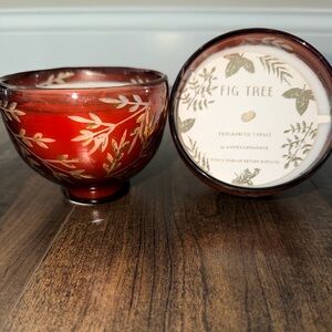 Anthropologie Red Fig Tree Candle Holder